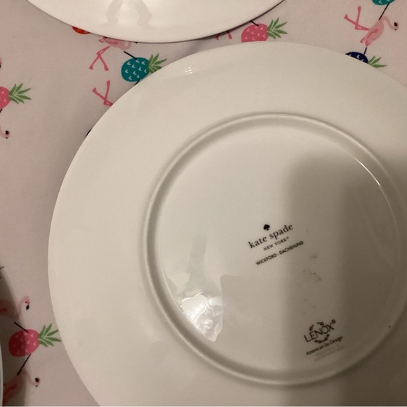Kate Spade ,New York, Lenox , plates, size 8 1/4 “ diameter ,total 4 plates - Picture 7 of 9